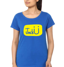 Load image into Gallery viewer, Jack u T-Shirt for Women-Royal Blue-Ektarfa.online

