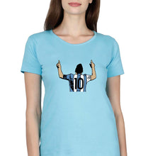 Load image into Gallery viewer, Messi T-Shirt for Women-SkyBlue-Ektarfa.online
