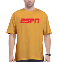 Load image into Gallery viewer, ESPN Oversized T-Shirt for Men-Golden Yellow-Ektarfa.online
