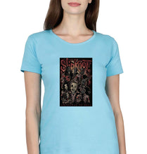 Load image into Gallery viewer, Slipknot T-Shirt for Women-SkyBlue-Ektarfa.online
