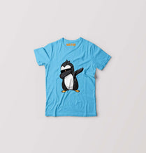 Load image into Gallery viewer, Dab Penguin Kids T-Shirt for Boy/Girl-Light Blue-Ektarfa.online
