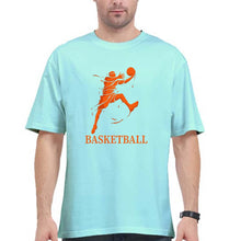 Load image into Gallery viewer, NBA Basketball Oversized T-Shirt for Men-Mint-Ektarfa.online
