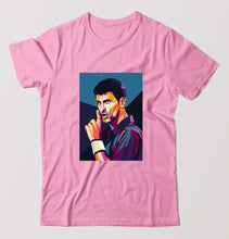 Load image into Gallery viewer, Novak Djokovic Tennis T-Shirt for Men-Light Baby Pink-Ektarfa.online
