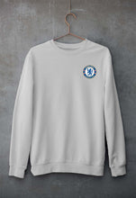 Load image into Gallery viewer, Chelsea Logo Unisex Sweatshirt for Men/Women-S(40 Inches)-Grey Melange-Ektarfa.online
