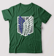 Load image into Gallery viewer, Attack on Titan T-Shirt for Men-Bottle Green-Ektarfa.online
