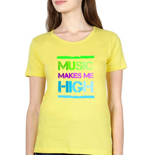 Load image into Gallery viewer, Music T-Shirt for Women-Mustard Yellow-Ektarfa.online
