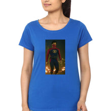 Load image into Gallery viewer, Minnal Murali T-Shirt for Women-Royal Blue-Ektarfa.online
