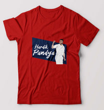 Load image into Gallery viewer, Hardik Pandya T-Shirt for Men-Red-Ektarfa.online
