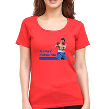 Load image into Gallery viewer, Manny Pacquiao T-Shirt for Women-Red-Ektarfa.online
