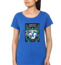 Load image into Gallery viewer, Trippy Stoner Psychedelic T-Shirt for Women-Royal Blue-Ektarfa.online
