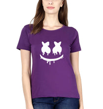Load image into Gallery viewer, Marshmello T-Shirt for Women-Purple-Ektarfa.online
