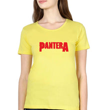 Load image into Gallery viewer, Pantera T-Shirt for Women-Yellow-Ektarfa.online
