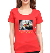 Load image into Gallery viewer, Yogeshwar Dutt T-Shirt for Women-Red-Ektarfa.online
