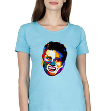 Load image into Gallery viewer, Sachin Tendulkar T-Shirt for Women-Light Blue-Ektarfa.online

