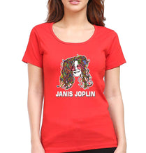 Load image into Gallery viewer, Janis Joplin T-Shirt for Women-Red-Ektarfa.online
