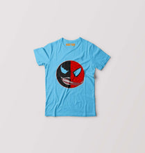Load image into Gallery viewer, Venom VS Spiderman Kids T-Shirt for Boy/Girl-Light Blue-Ektarfa.online
