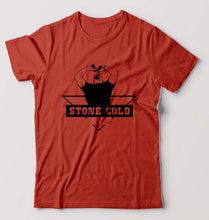 Load image into Gallery viewer, Stone Cold Steve Austin (WWE) T-Shirt for Men-Brick Red-Ektarfa.online
