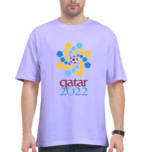 Load image into Gallery viewer, FIFA World Cup Qatar 2022 Oversized T-Shirt for Men-Lavender-Ektarfa.online
