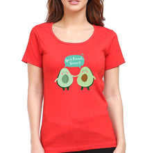 Load image into Gallery viewer, Avocado BFF T-Shirt for Women-Red-Ektarfa.online

