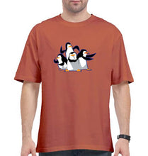 Load image into Gallery viewer, Penguins of Madagascar Oversized T-Shirt for Men-Coral-Ektarfa.online
