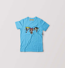 Load image into Gallery viewer, Powerpuff Girls Kids T-Shirt for Boy/Girl-Light Blue-Ektarfa.online
