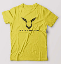 Load image into Gallery viewer, Lewis Hamilton F1 T-Shirt for Men-Yellow-Ektarfa.online
