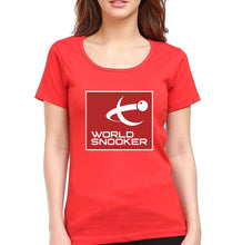 Load image into Gallery viewer, World Snooker (WST) T-Shirt for Women-RED-Ektarfa.online
