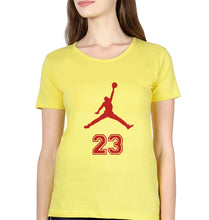 Load image into Gallery viewer, Michael Jordan T-Shirt for Women-Yellow-Ektarfa.online
