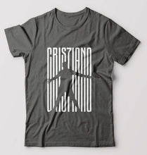 Load image into Gallery viewer, Cristiano Ronaldo CR7 T-Shirt for Men-Charcoal-Ektarfa.online

