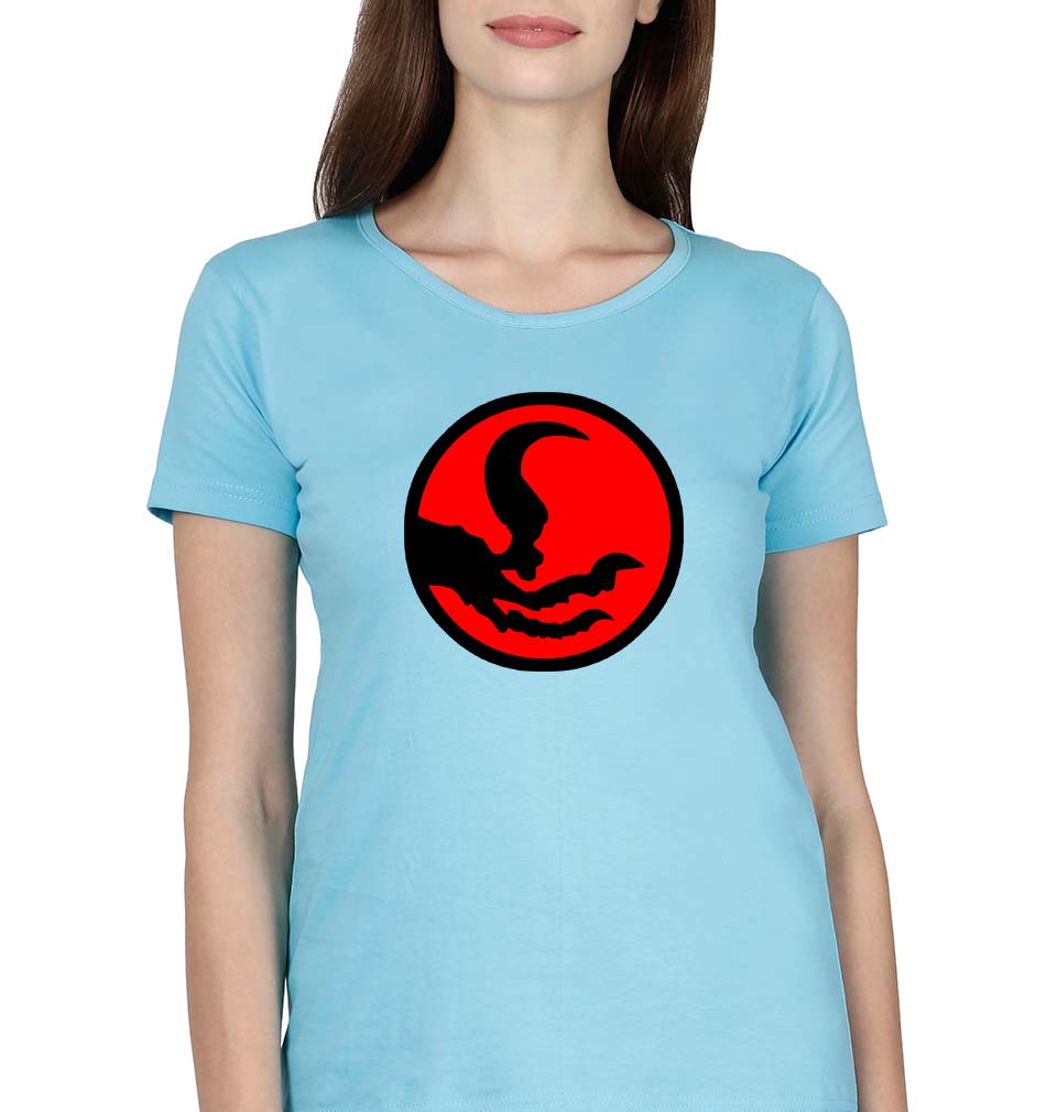 Jurassic Park T-Shirt for Women-SkyBlue-Ektarfa.online