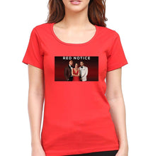 Load image into Gallery viewer, Red Notice T-Shirt for Women-Red-Ektarfa.online
