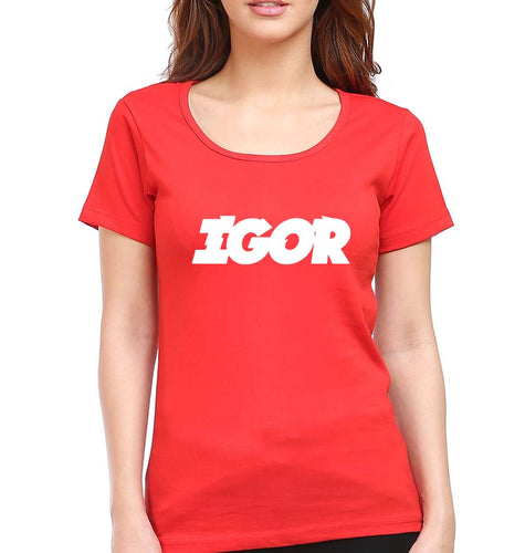Igor T-Shirt for Women-Red-Ektarfa.online