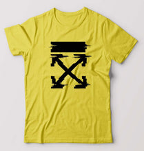 Load image into Gallery viewer, Off White Tee T-Shirt for Men-Yellow-Ektarfa.online
