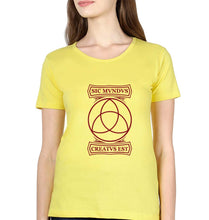 Load image into Gallery viewer, Dark T-Shirt for Women-Yellow-Ektarfa.online
