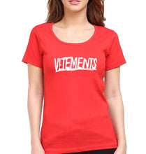 Load image into Gallery viewer, Vetements T-Shirt for Women-Red-Ektarfa.online
