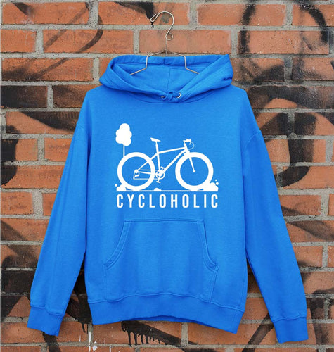 Cycloholic Unisex Hoodie for Men/Women-Royal Blue-Ektarfa.online