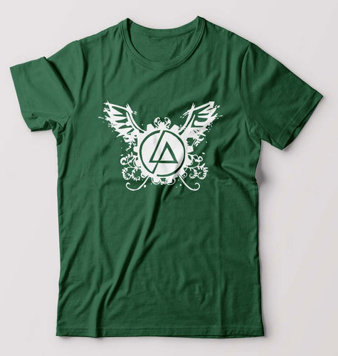 Linkin Park T-Shirt for Men-Bottle Green-Ektarfa.online
