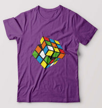 Load image into Gallery viewer, Rubik&#39;s Cube T-Shirt for Men-Purple-Ektarfa.online
