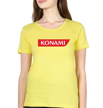 Load image into Gallery viewer, Konami T-Shirt for Women-Yellow-Ektarfa.online
