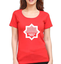 Load image into Gallery viewer, Magnetic fields T-Shirt for Women-Red-Ektarfa.online
