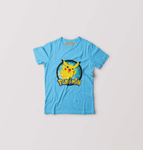 Load image into Gallery viewer, Pokémon Kids T-Shirt for Boy/Girl-Light Blue-Ektarfa.online
