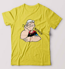 Load image into Gallery viewer, Popeye T-Shirt for Men-Yellow-Ektarfa.online
