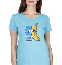 Load image into Gallery viewer, Banana T-Shirt for Women-SkyBlue-Ektarfa.online
