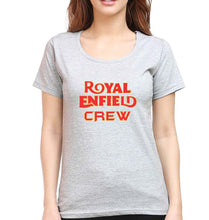 Load image into Gallery viewer, Royal Enfield Crew T-Shirt for Women-Grey Melange-Ektarfa.online
