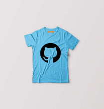 Load image into Gallery viewer, GitHub Kids T-Shirt for Boy/Girl-Light Blue-Ektarfa.online
