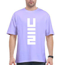 Load image into Gallery viewer, U2 Oversized T-Shirt for Men-Lavender-Ektarfa.online
