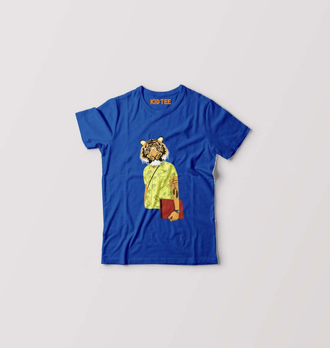 TIGER Kids T-Shirt for Boy/Girl-Royal blue-Ektarfa.online