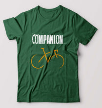 Load image into Gallery viewer, Cycling Companion T-Shirt for Men-Bottle Green-Ektarfa.online
