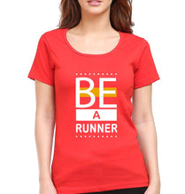 Load image into Gallery viewer, Runner Running T-Shirt for Women-Red-Ektarfa.online
