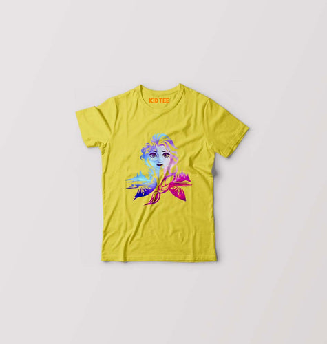 Frozen Elsa Kids T-Shirt for Boy/Girl-Yellow-Ektarfa.online